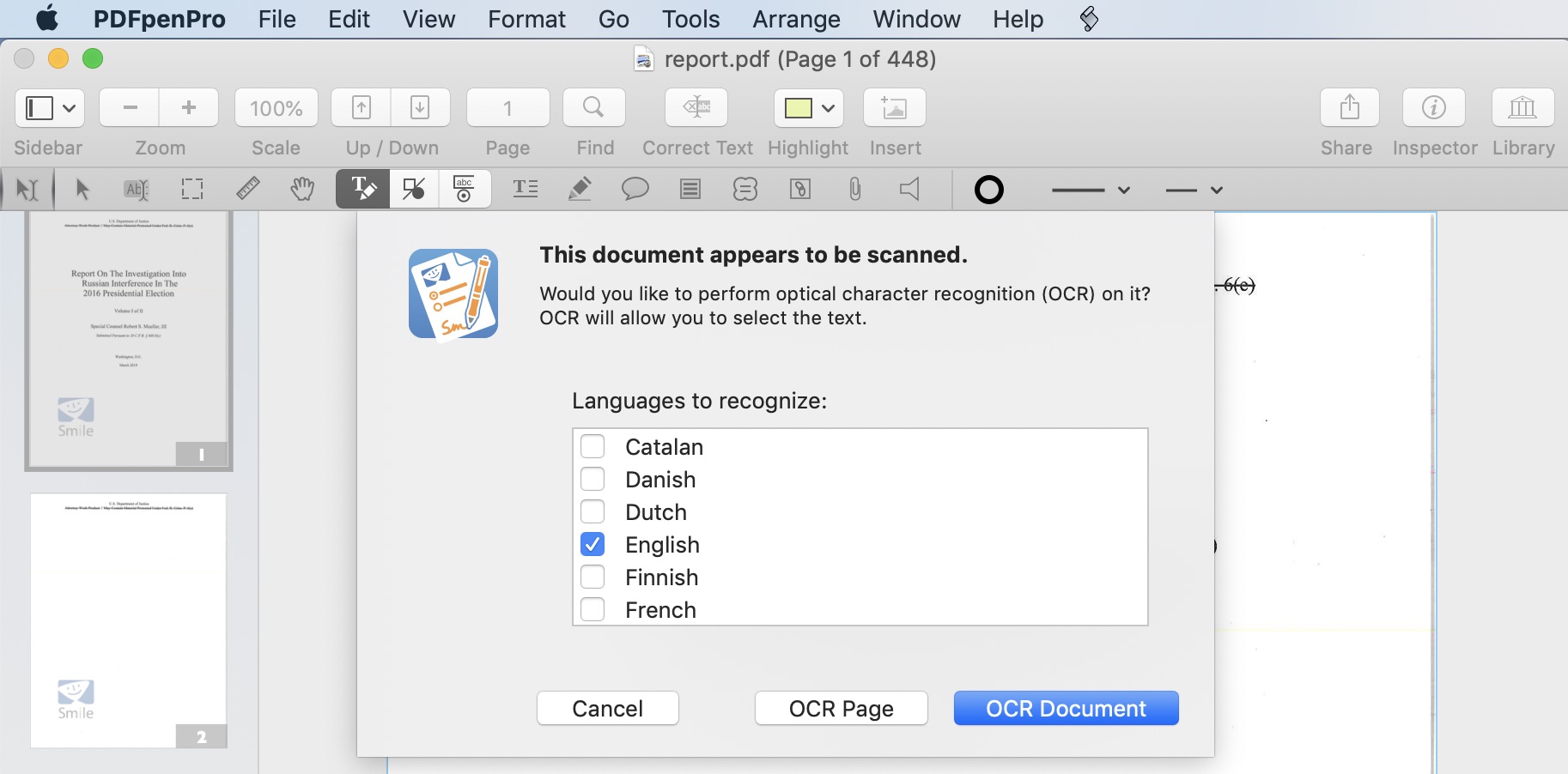 ms word for mac ocr